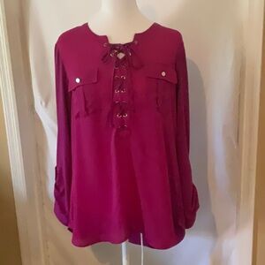 Fuchsia, long tunic.